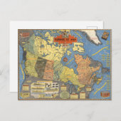 Kanada im Krieg Postkarte (Vorne/Hinten)