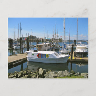 KANADA, innerer Hafen, Victoria, BC Postkarte