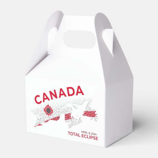 Kanada insgesamt Eclipse Favor Box Geschenkschachtel (Vorderseite)