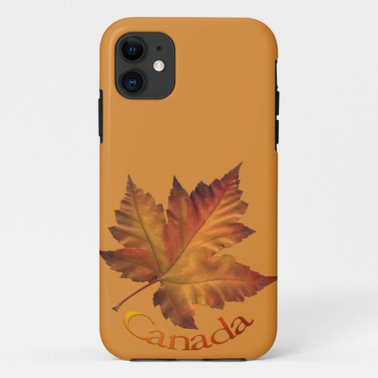 Kanada iPhone Hüllen Kanada Herbst Ahornblatt Case (Rückseite)