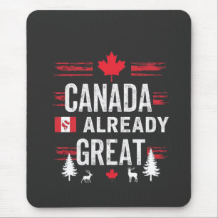 Kanada ist bereits groß Anti-MAGA Anti-Trump Mousepad