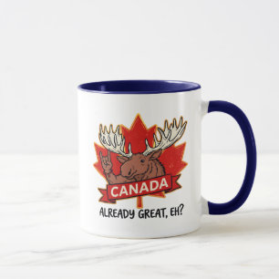 Kanada ist bereits großartig, Eh Elch kanadischer Tasse