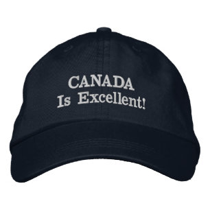 KANADA Ist Exzellent! (Sie Können Die Wörter Änder Bestickte Baseballkappe