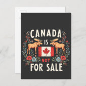 Kanada ist nicht zum Verkauf Amerika Trump 51. Sta Einladungspostkarte (Vorne/Hinten)