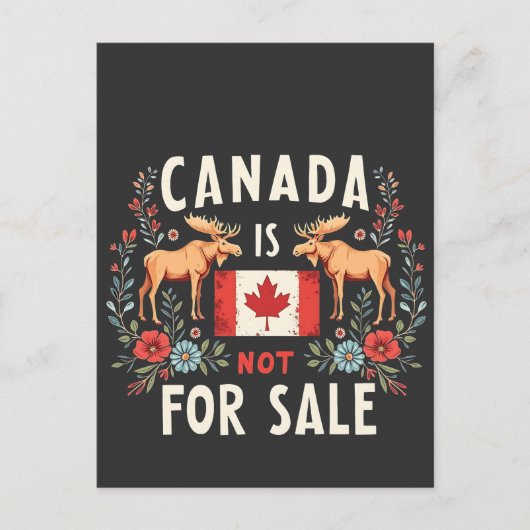 Kanada ist nicht zum Verkauf Amerika Trump 51. Sta Einladungspostkarte (Vorderseite)