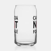 Kanada ist nicht zum Verkauf an die USA Patriotic Dosenglas (Rechts)