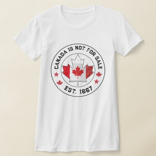 Kanada ist nicht zum Verkauf Est 1867 kanadische F T-Shirt (Ablage )