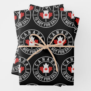 Kanada ist nicht zum Verkauf EST. 1867 Proud Kanad Geschenkpapier Set
