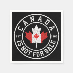 Kanada ist nicht zum Verkauf EST. 1867 Proud Kanad Serviette