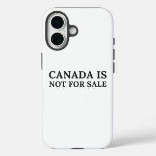 Kanada ist nicht zum Verkauf - politische Botschaf iPhone 16 Hülle
