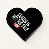 Kanada ist nicht zum Verkauf, stolz darauf, Kanadi Notizblock (Rückseite)