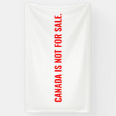 Kanada ist nicht zum Verkauf von minimalistisch we Banner (Vertikal)