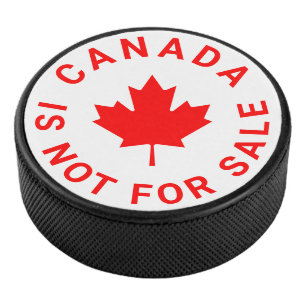 Kanada ist nicht zum Verkauf von Typografie aus ro Eishockey Puck