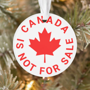 Kanada ist nicht zum Verkauf von Typografie aus ro Ornament