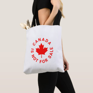 Kanada ist nicht zum Verkauf von Typografie aus ro Tasche