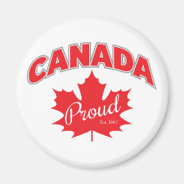 "Kanada ist stolz auf den Osten. 1867" mit Ahornle Magnet