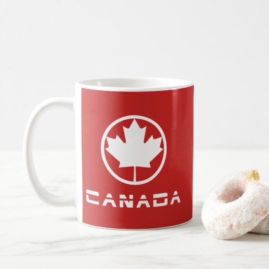 Kanada Kaffeetasse (Mit Donut)