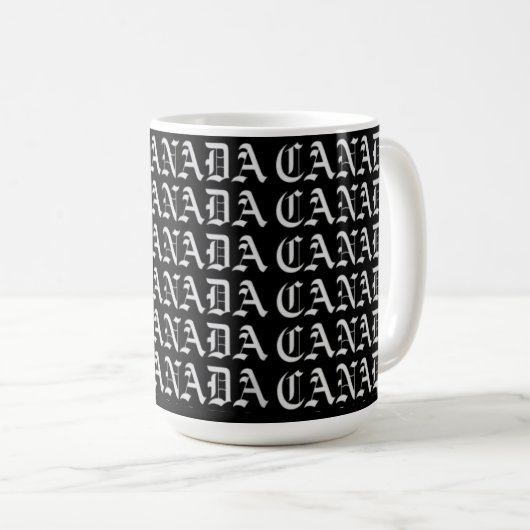 KANADA KAFFEETASSE (VorderseiteRechts)
