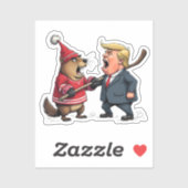 Kanada kämpft Trump Aufkleber (Blatt)