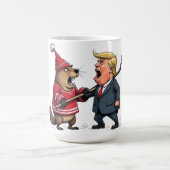 Kanada kämpft Trump Kaffeetasse (Mittel)