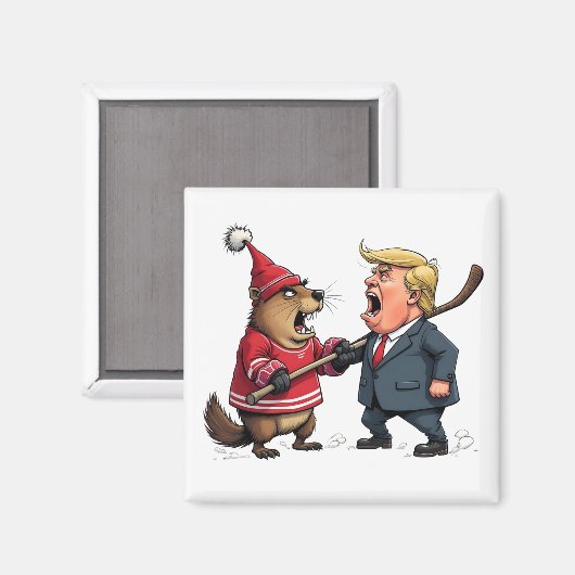 Kanada kämpft Trump Magnet (Vorderseite/Rückseite)