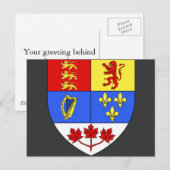 Kanada, Kanada Postkarte (Vorne/Hinten)