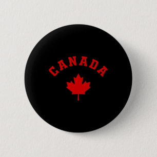 Kanada Kanadische Flagge Ahornblatt-Logo Wandern S Button