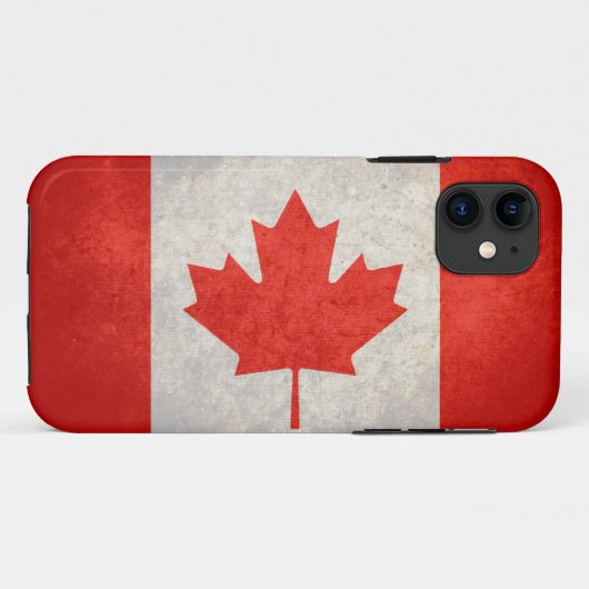 Kanada; Kanadische Flagge Case-Mate iPhone Hülle (Rückseite (Horizontal))