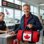 KANADA. Kanadische Flagge. Patriotisch. Duffle Bag