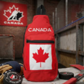 KANADA. Kanadische Flagge. Patriotisch. Sling Bag