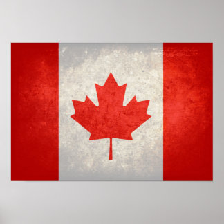 Kanada; kanadische Flagge Poster