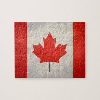 Kanada; kanadische Flagge Puzzle