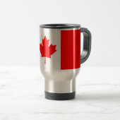 Kanada - kanadische Flagge Reisebecher (VorderseiteRechts)