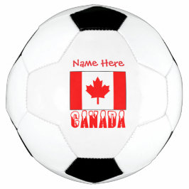 Kanada Kanadische Flagge Rot Personalisiert Fußball