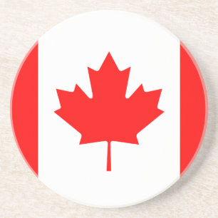 Kanada - kanadische Flagge Sandstein Untersetzer