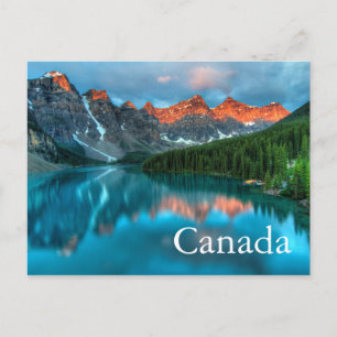 Kanada Kanadischer See Banff Postkarte