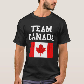 Kanada Kanadisches Fußballteam Kanadische Roots Ca T-Shirt