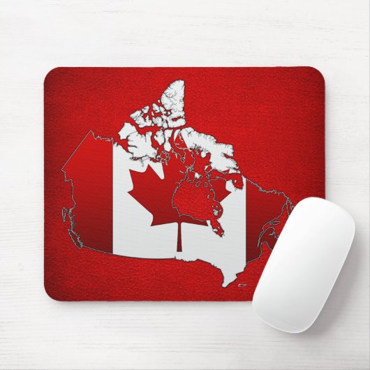 Kanada: Karte Mousepad (Mit Mouse)