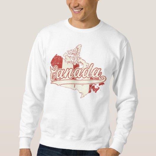 Kanada-Karte Sweatshirt (Vorderseite)