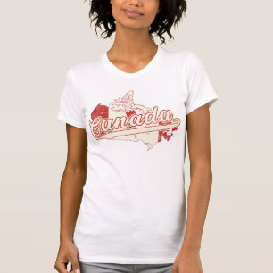 Kanada-Karte T-Shirt