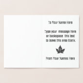 Kanada Karten Kanada Grußkarten Custom Silver (Innenseite)