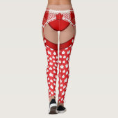 Kanada Kostüme Leggings Kanadische Lingerie-Leggin (Rückseite)