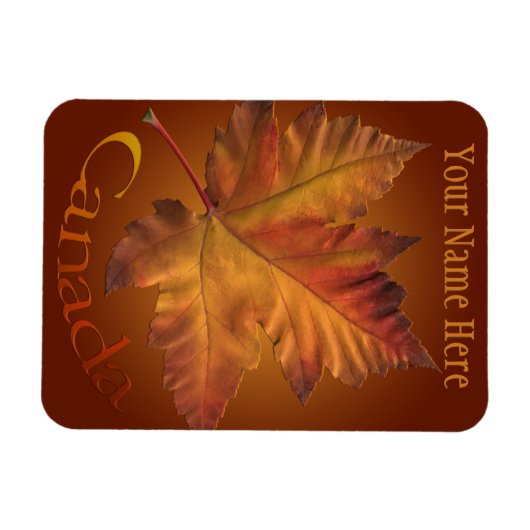 Kanada Kühlschrankmagnet Herbst Kanada Souvenir Ma Magnet (Horizontal)