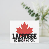 Kanada Lacrosse Canadian Postkarte (Stehend Vorderseite)