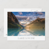 Kanada - Lago Louise Postkarte mit Text (Vorne/Hinten)