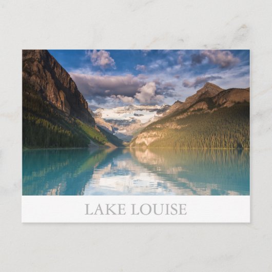 Kanada - Lago Louise Postkarte mit Text (Vorderseite)