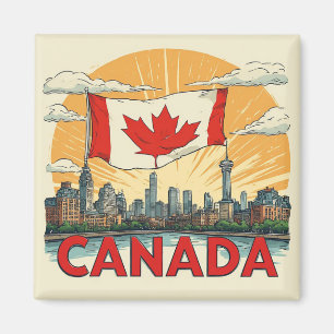 Kanada Land Andenken Für Reiseerinnerungen Magnet