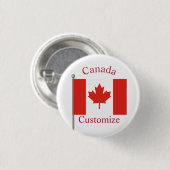 Kanada Länderflagge Thunder_Cove Button (Vorne & Hinten)