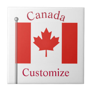 Kanada Länderflagge Thunder_Cove Fliese