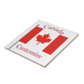 Kanada Länderflagge Thunder_Cove Fliese (Seite)